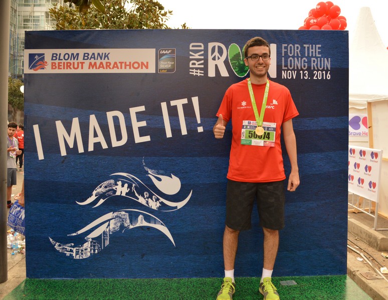 BLOM BANK Photobooth at the BLOM BANK Beirut Marathon